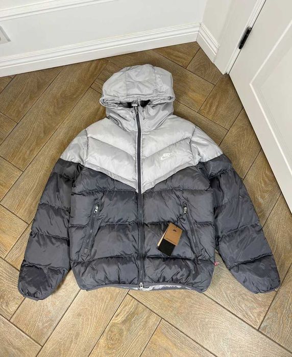 !SALE! Пуховик Nike NSW Storm-Fit Gray XS S M L XL XXL куртка найк