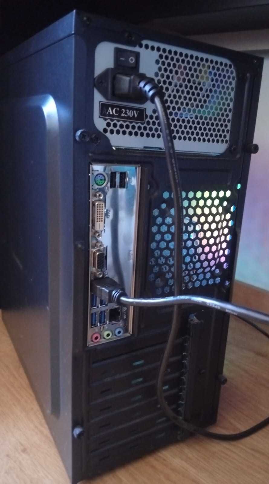 PC AMD Ryzen 5 3400G, 16Gb RAM, disco 480Gb SSD, com Windows 10