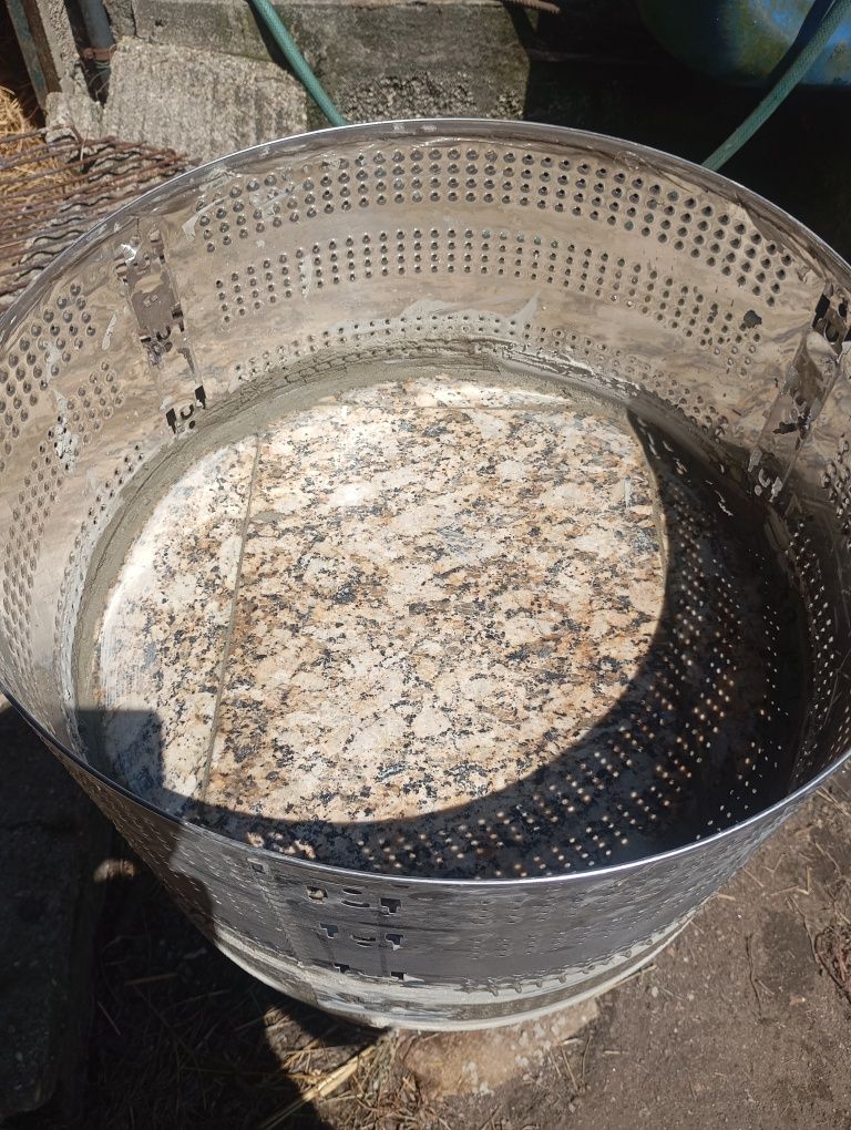 Fogareiro em tambor de inox