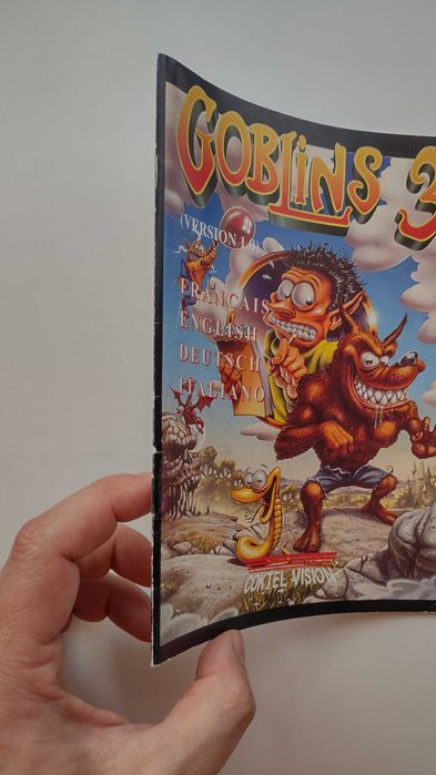 Goblins 3 PC/Amiga sama instrukcja po angielsku i w innych
