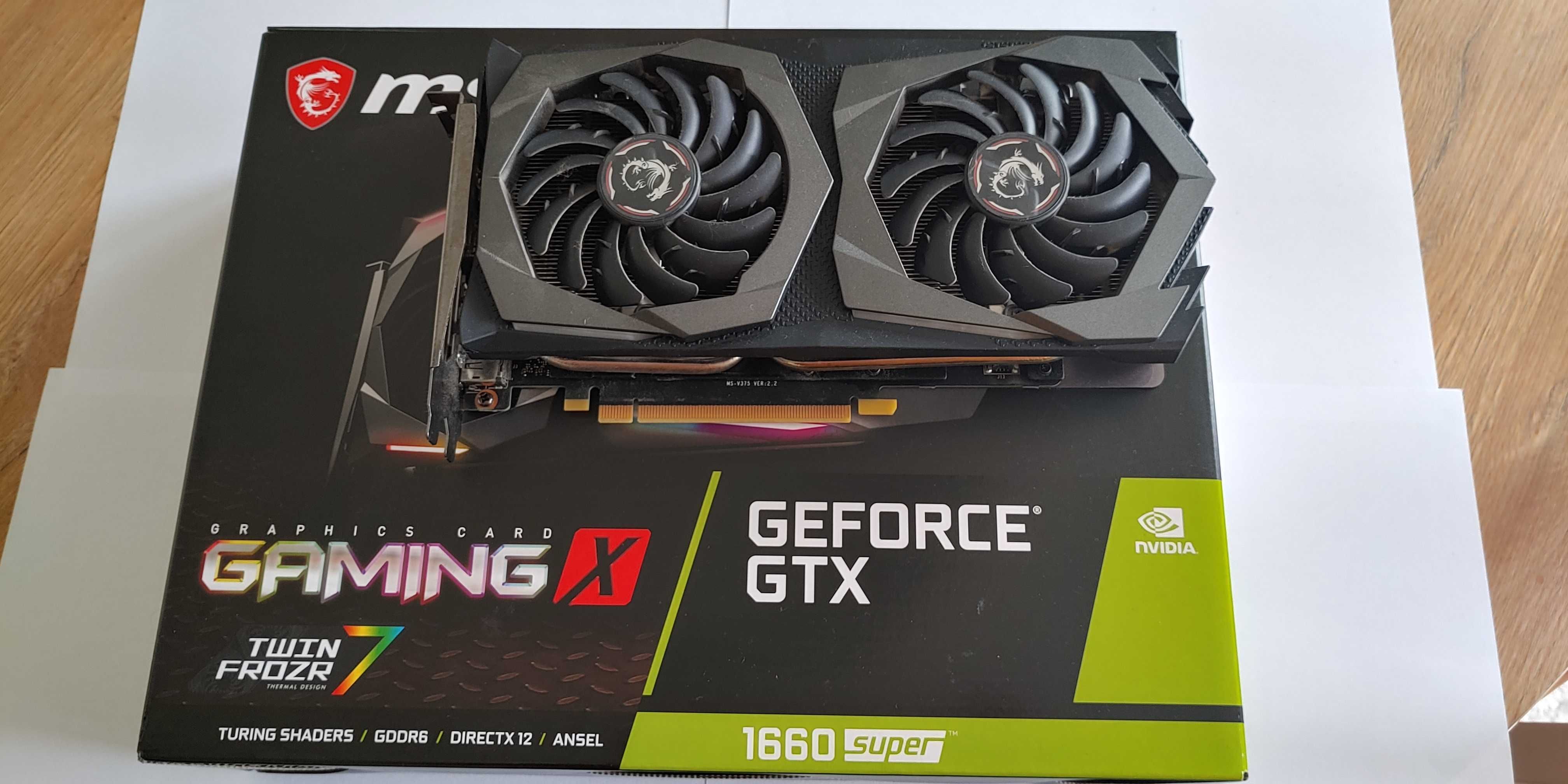 GTX 1660 super 6GB MSI Gaming X