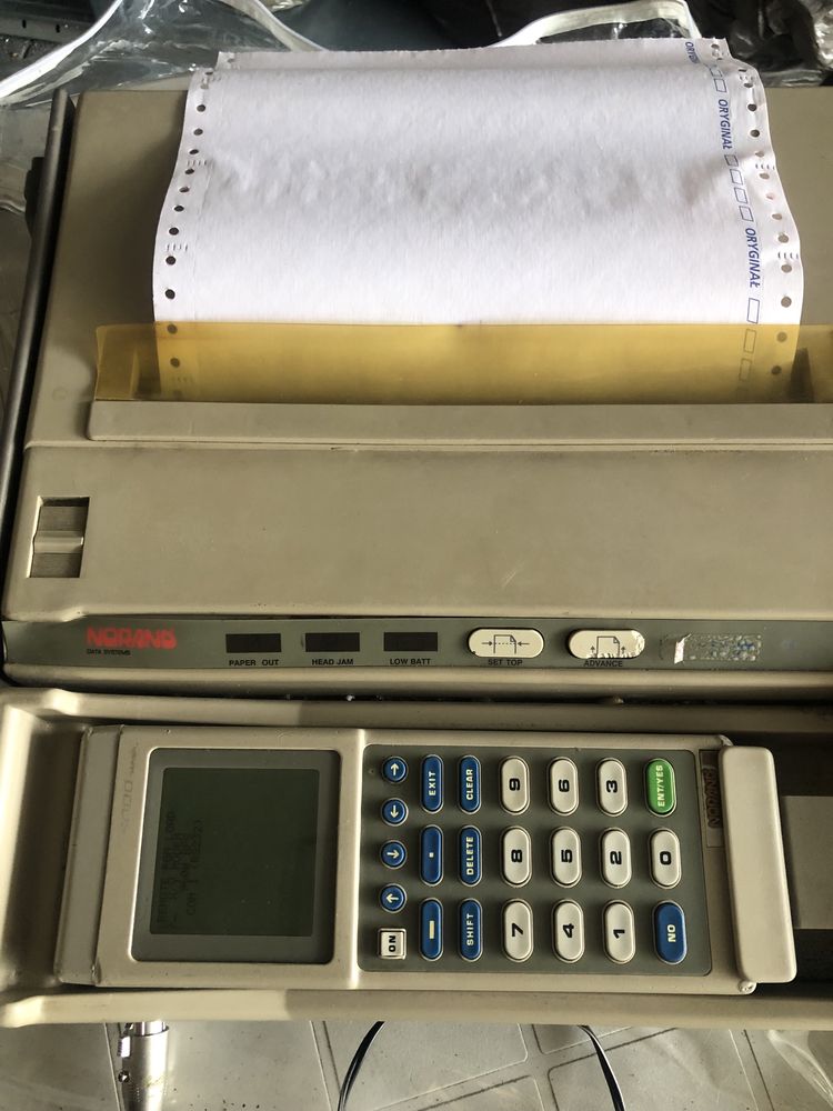 Norand Data Systems Komputer Drukarka Walizka