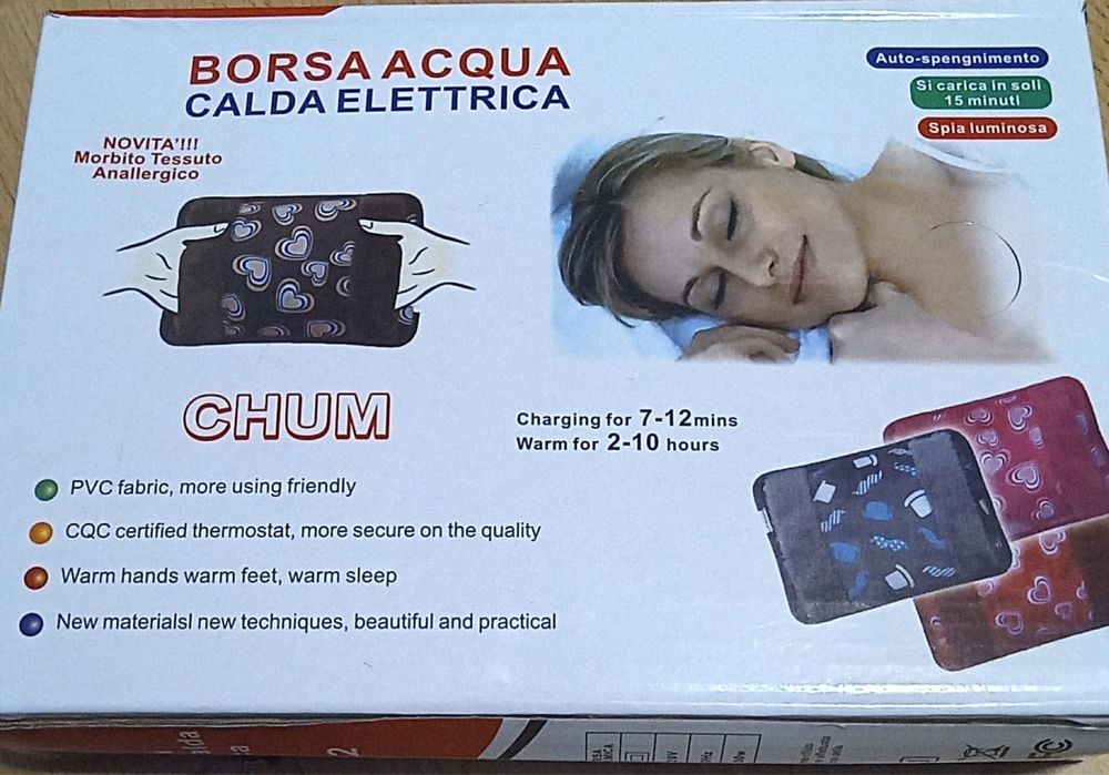 Borsa Acqua Elektryczny termofor