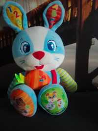 Wesoły króliczek Lilo, zabawka edukacyjna Baby Clementoni, interaktywn