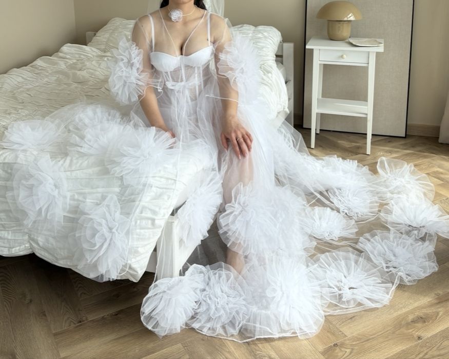 Накидка для ранку нареченої (халатик)