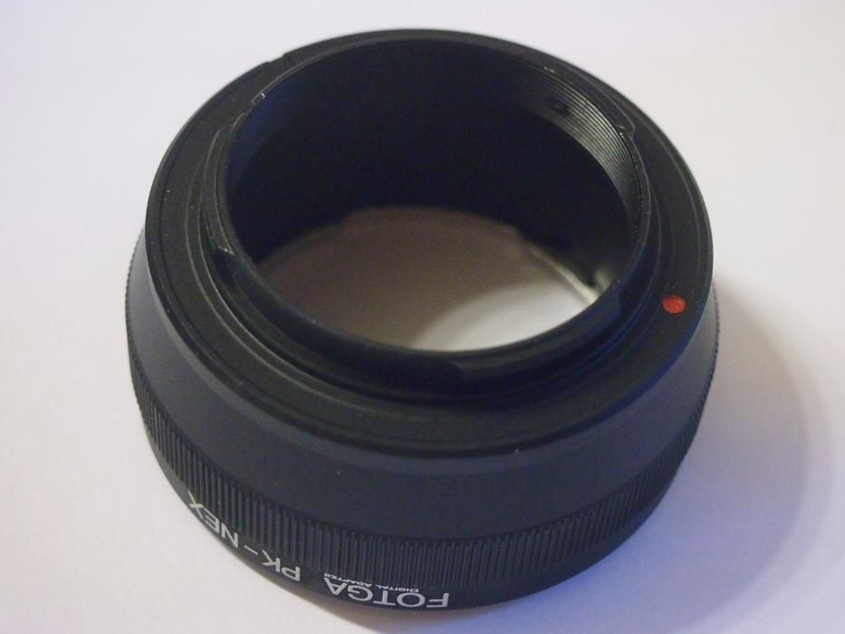 Переходник с объективов Pentax PK на Sony E (Nex) m4/3 (Mft,blackmagic