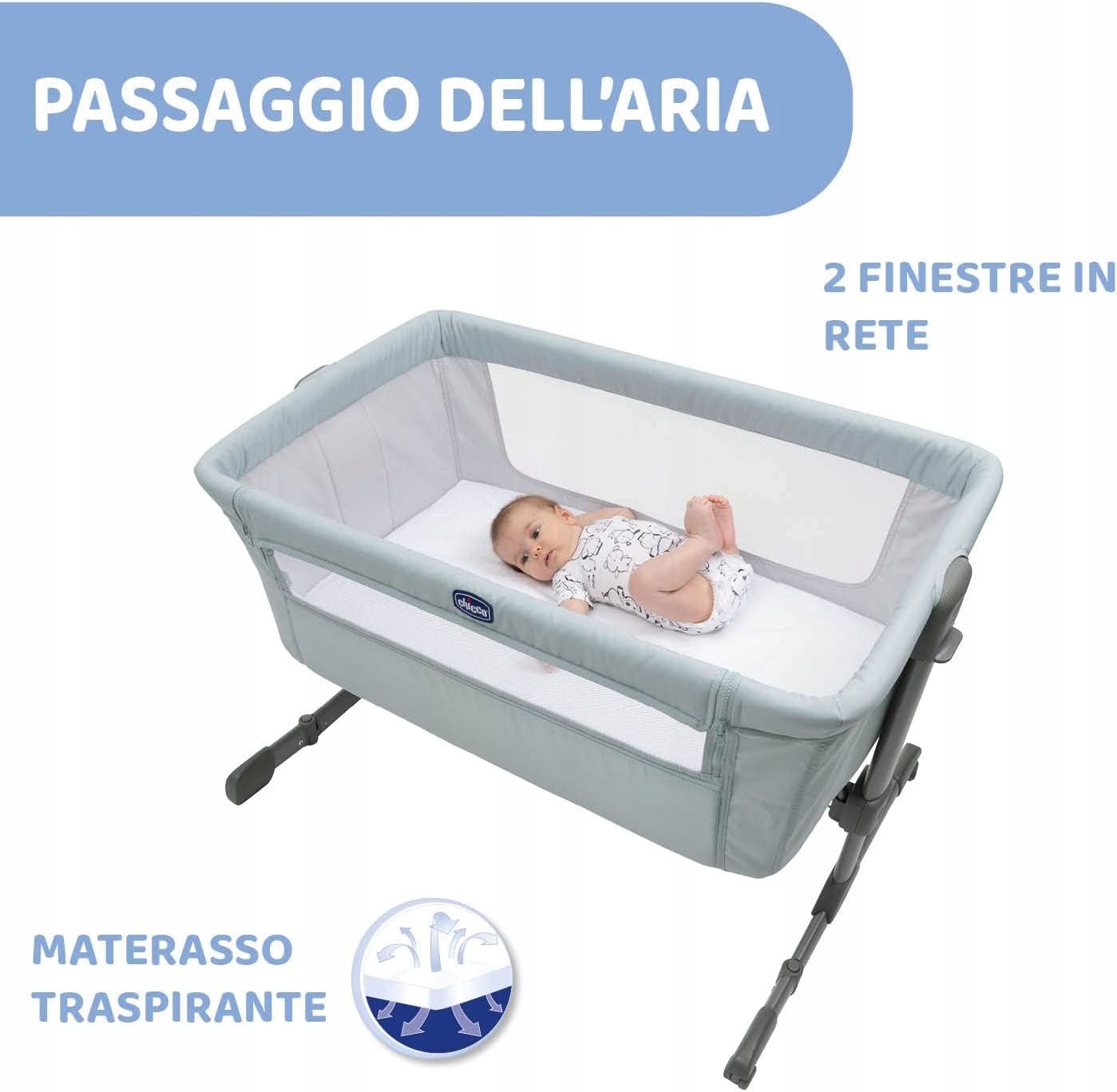 Chicco next2me Essential łóżeczko unisex, do 9kg