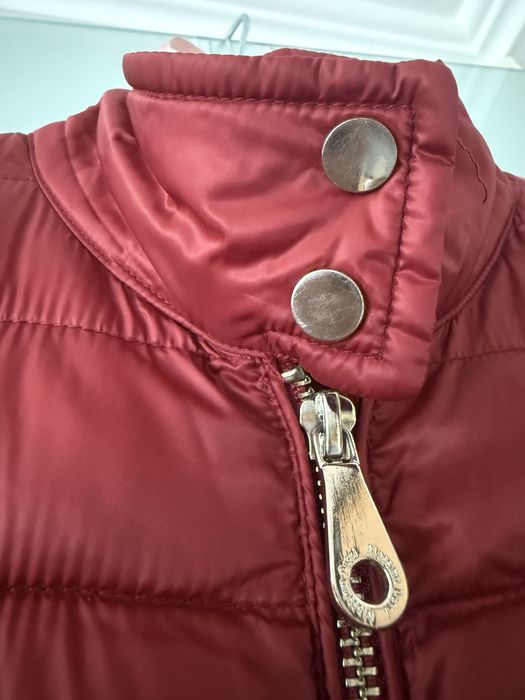 Burgundowa kurtka Massimo Dutti
