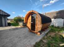 Sauna ogrodowa Beczka (Z przedsionkiem) 420 cm !! Dostępne od ręki