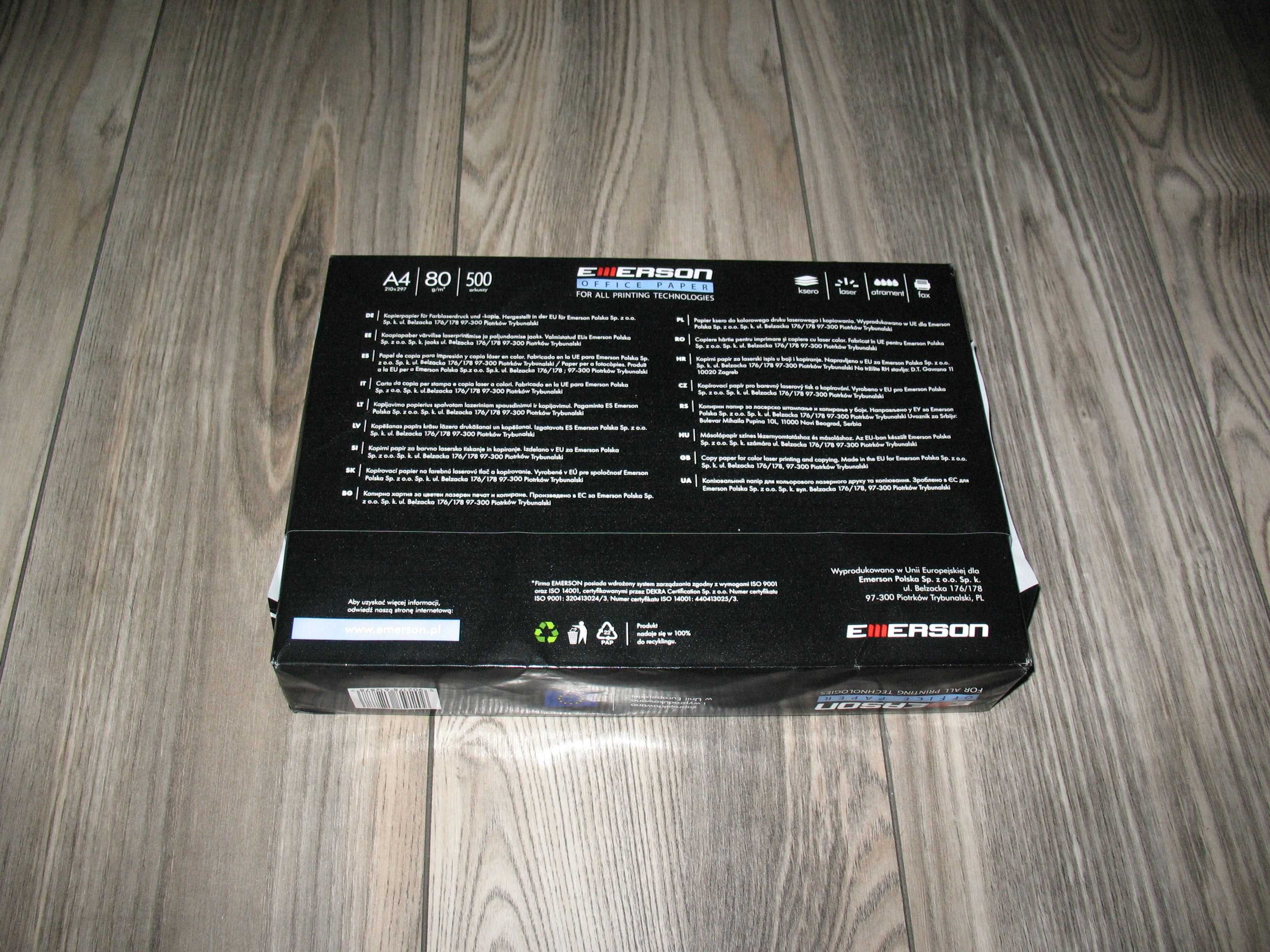Papier ksero A4 80g Emerson (500)