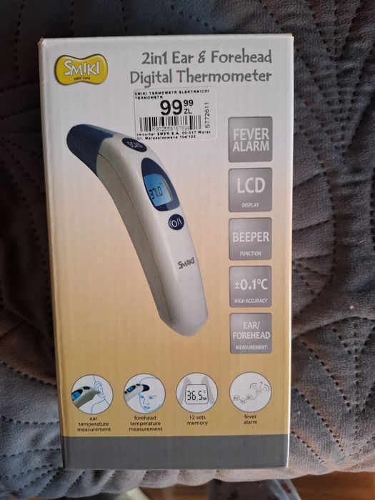 Termometr Smiki na baterie