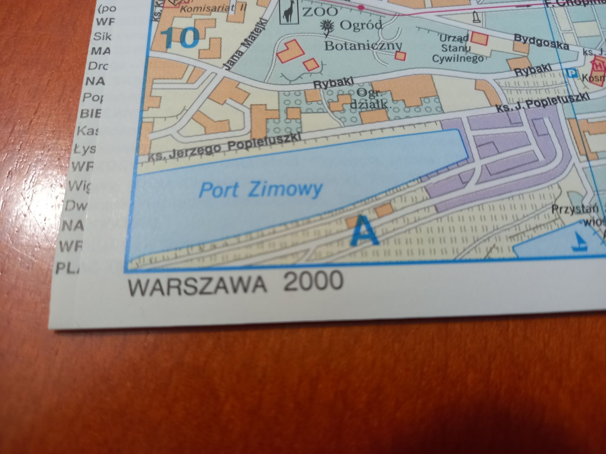 Mapa Miasta i Okolic Toruń 2000rok