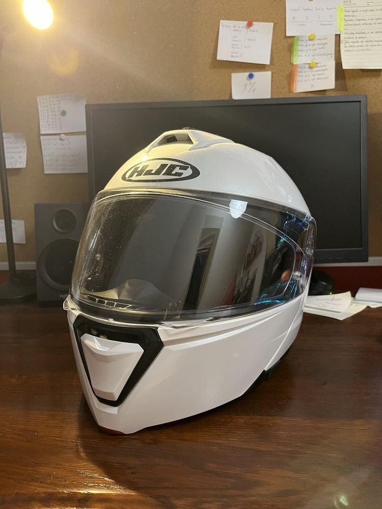 Kask HJC i90 + Kurtka Broger California (praktycznie nowe)