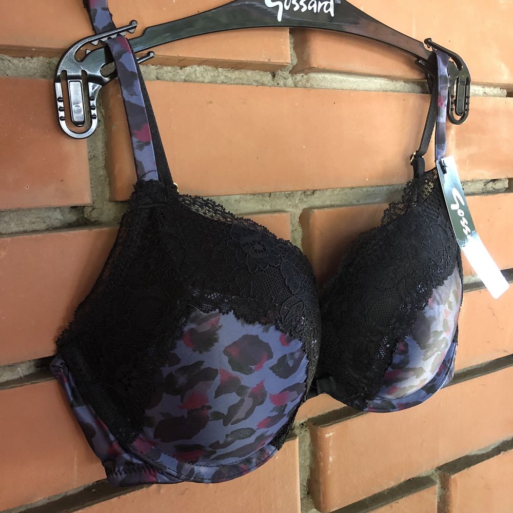 Biustonosz Gossard Wild 30DD 65DD 65E koronka nowy z metką plunge