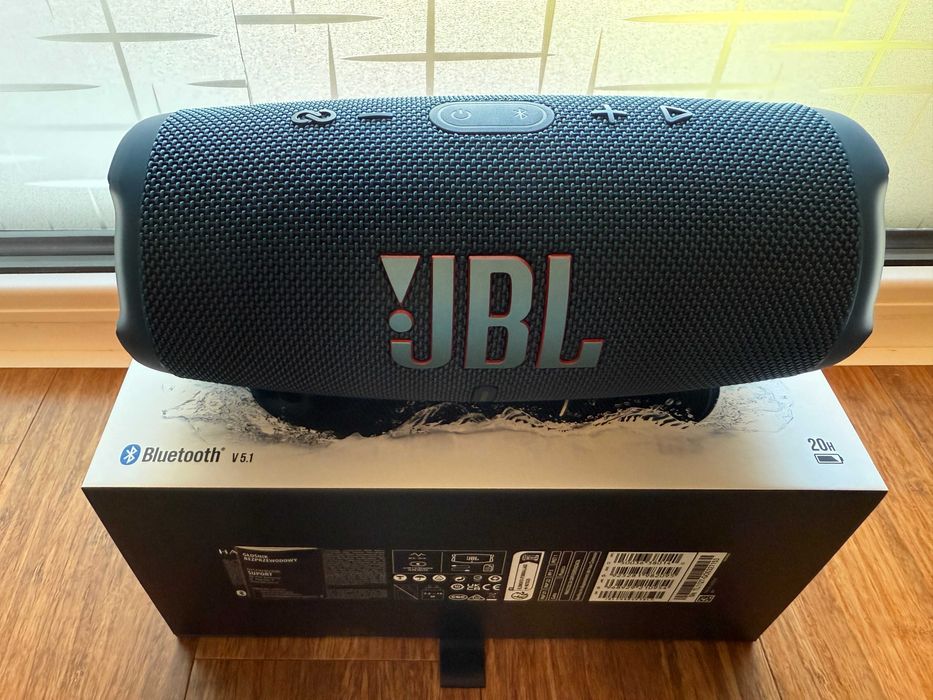 Głośnik bezprzewodowy JBL Charge 5 Niebieski GWARANCJA jak NOWY