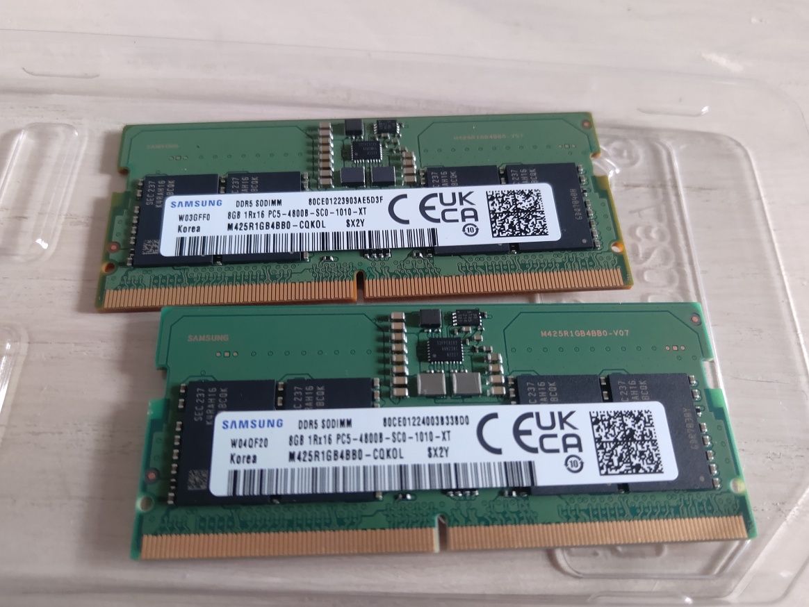 Оперативна пам'ять SoDimm DDR5 8Gb PC5-4800 Samsung нова