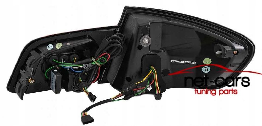 Lampy tylne BMW 5 F10 M5 -17 Neon LED wzór G30 Black