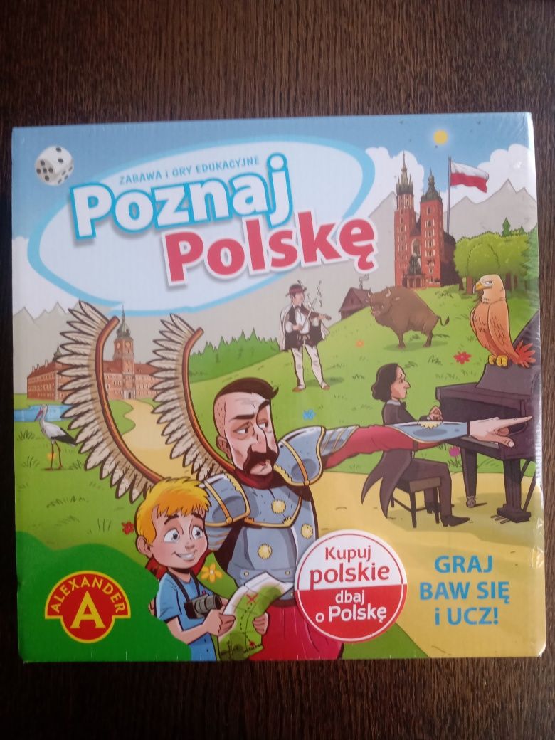 Gra planszowa Poznaj Polskę Alexander NOWA