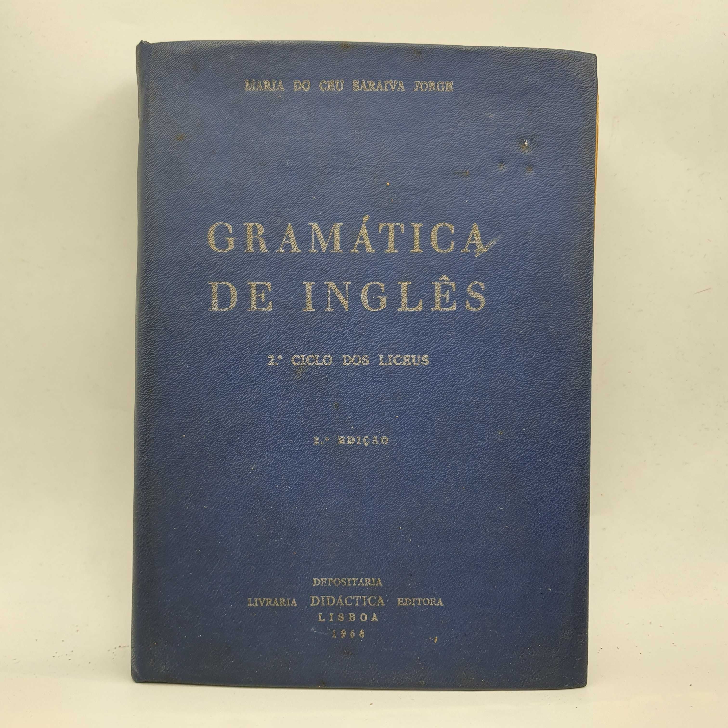 Livro - Maria do Céu Saraiva Jorge - Gramática de Inglês - Ref-PA7