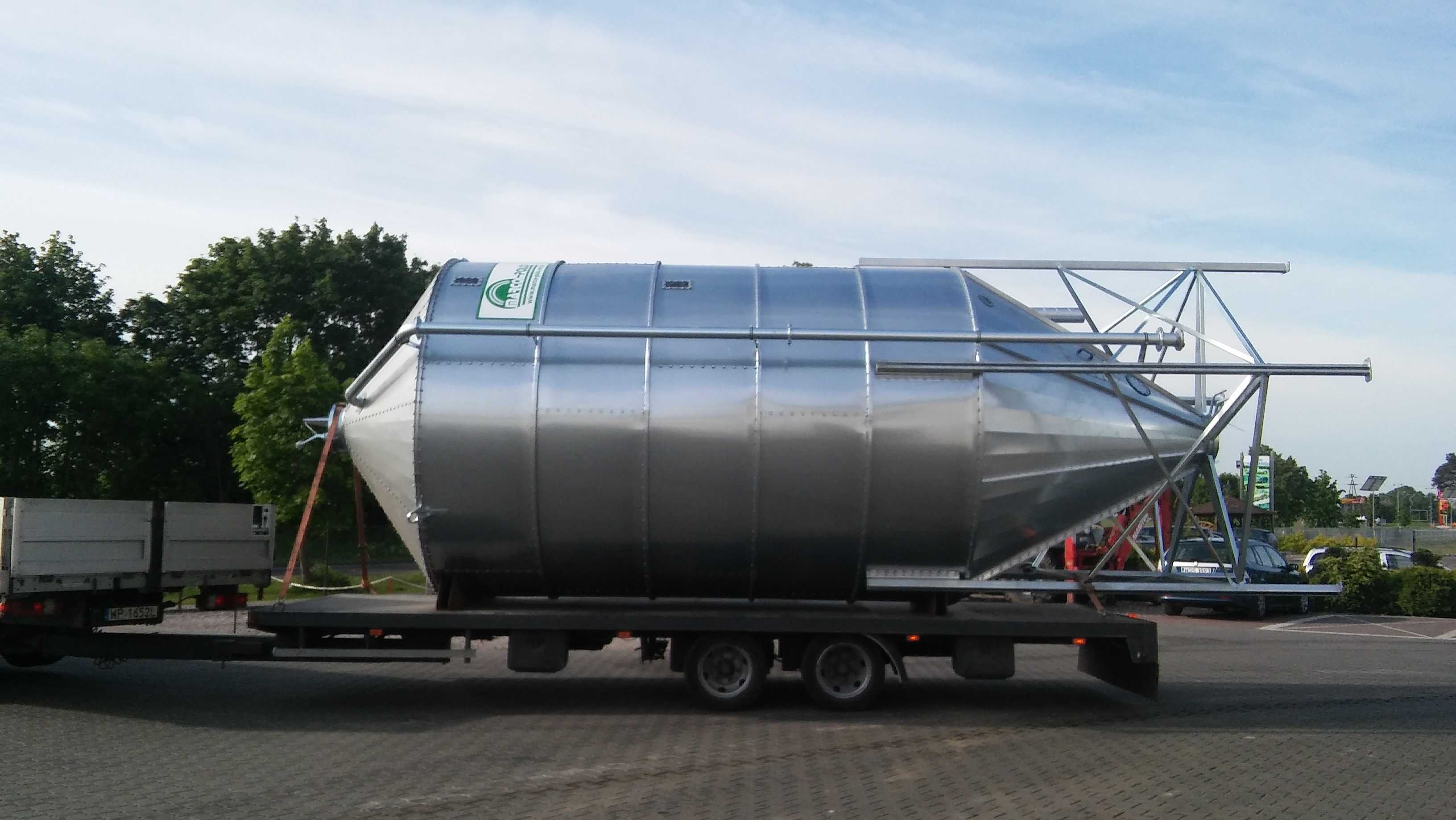Silos Zbożowy Paszowy Lejowy 3/5/6/8/9/12/15/18/20/25/30T Producent PL