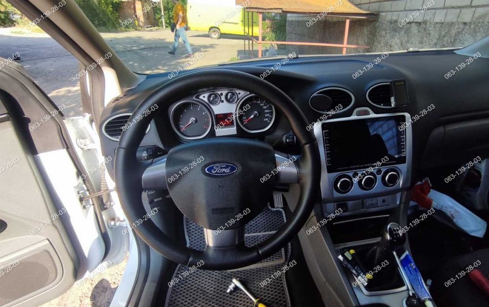 Ford Focus 2 Transit Fiesta Оплетка Чехол на Руль Форд Фокус Каучук