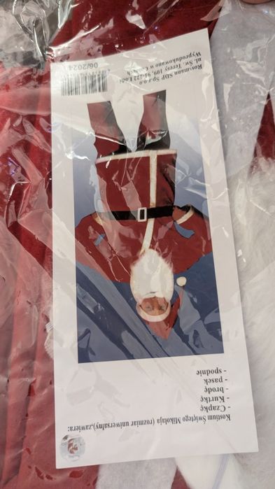 Strój Świętego Mikołaja rozmiar uniwersalny