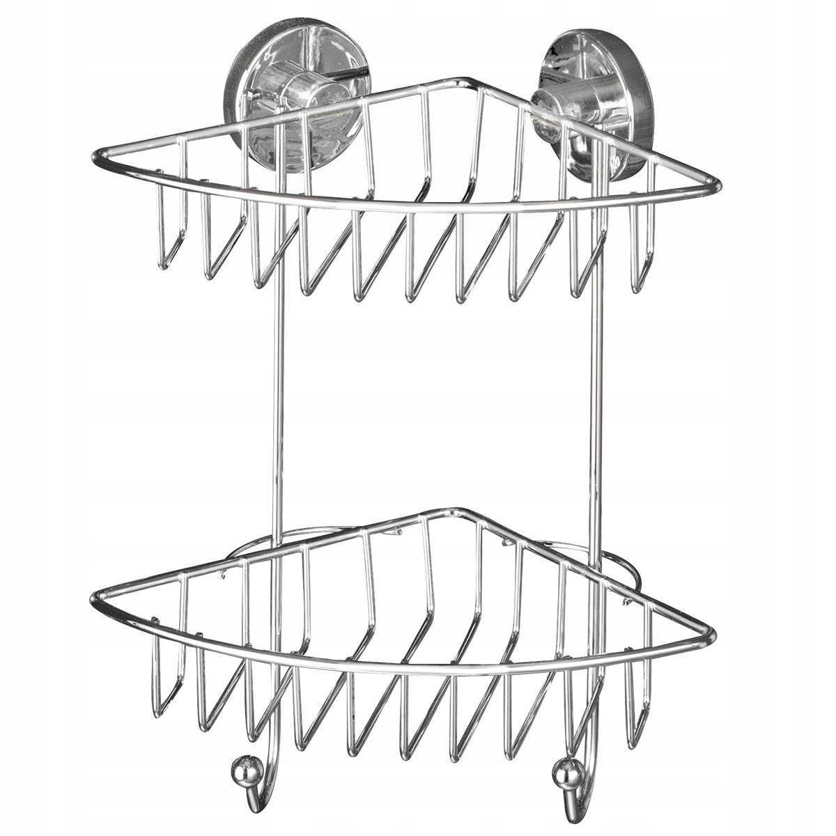 WENKO Vacuum Loc regał narożny 2 poziomy Bari