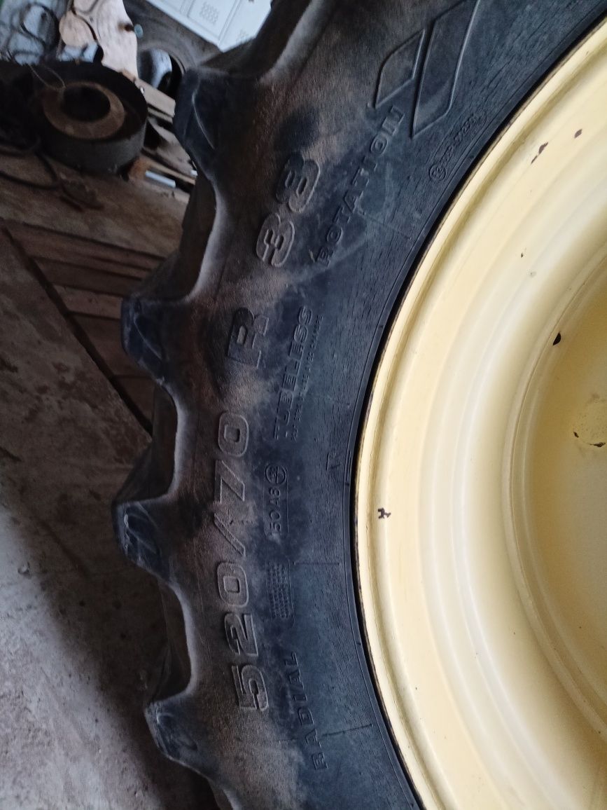 Komplet opon kleber 520/70 r38 i 480/70 r24