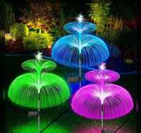 Сонячна медуза Садовий світильник Світлодіодний волоконно-оптичний сві