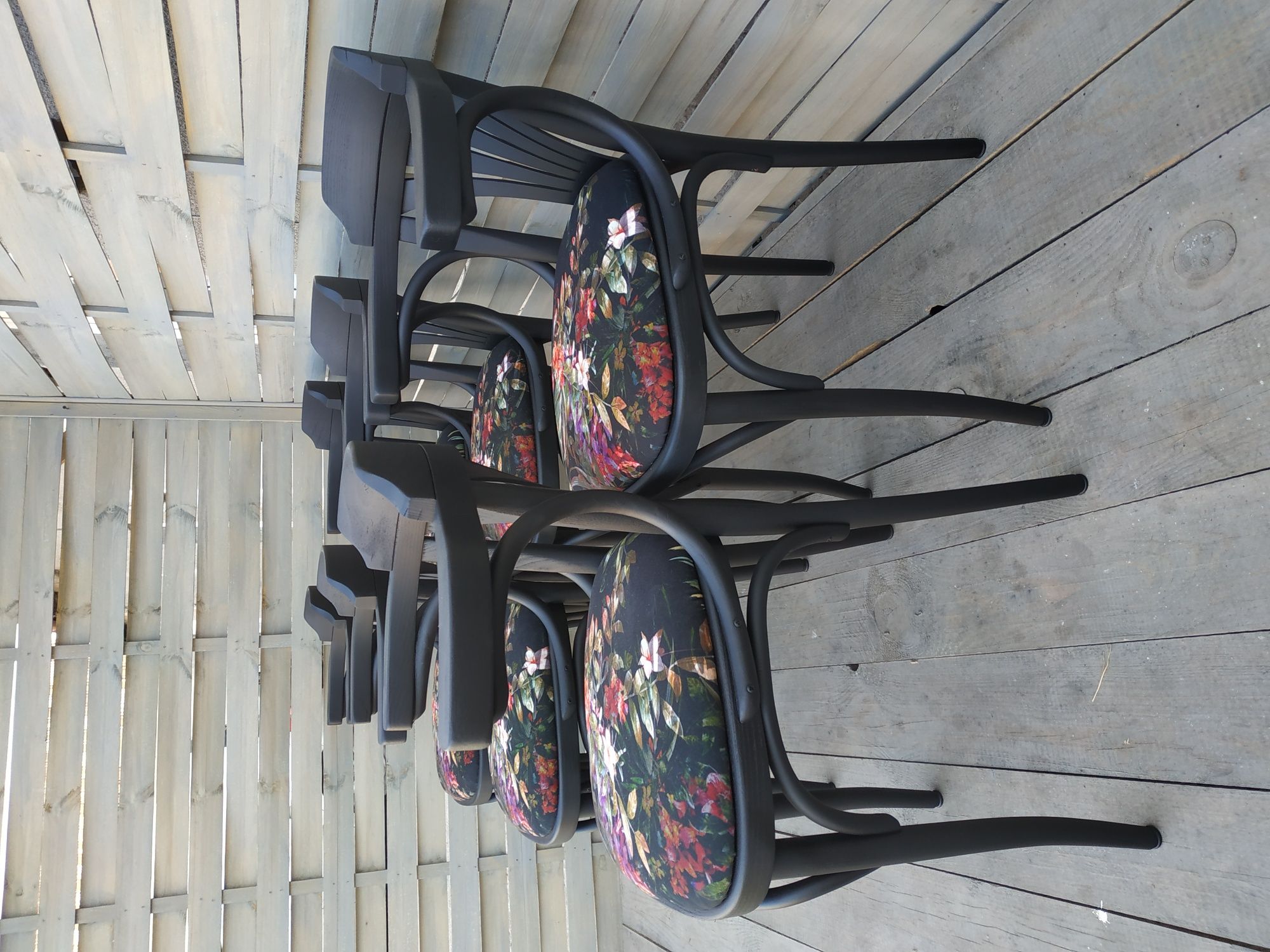 Krzesła czarne Thonet Vintage, LOFT 25szt.