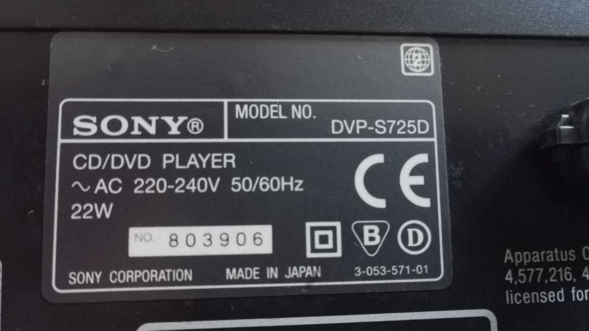 Sony  DVP-S725 D