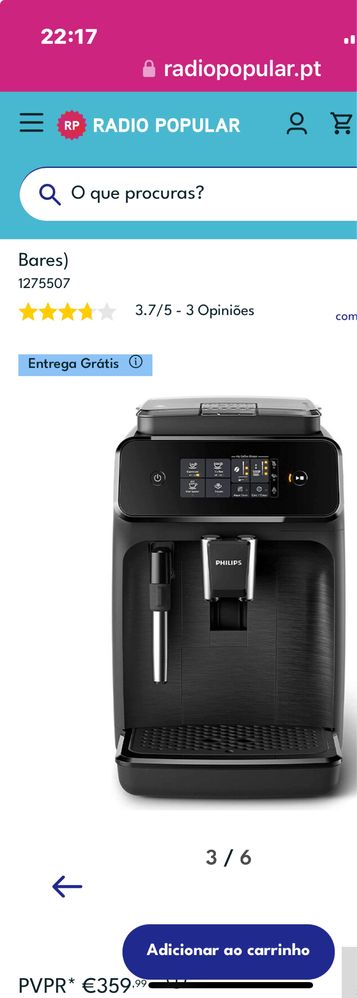 Maquina cafe automatica philips