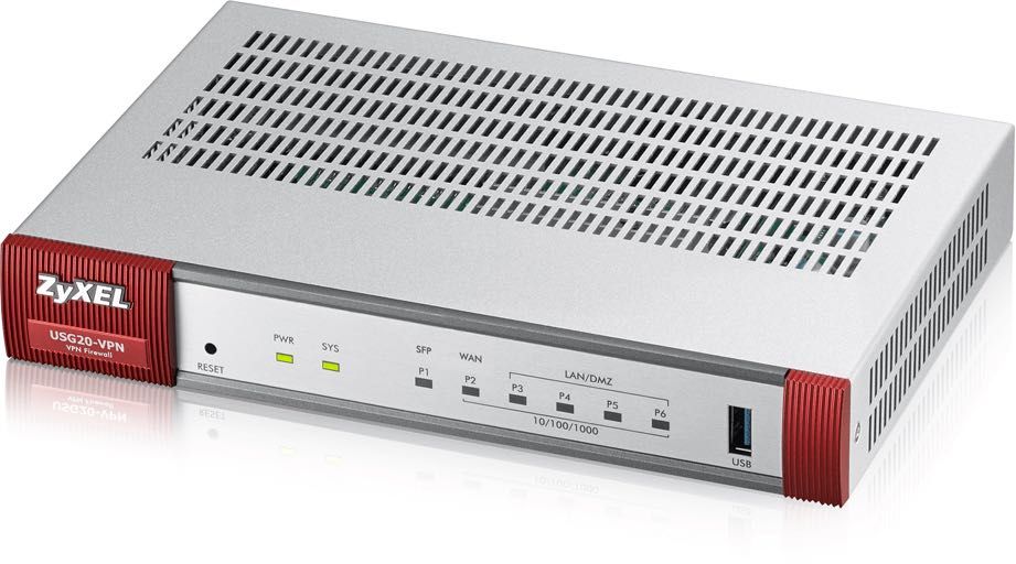 Firewall Zyxel USG20-VPN novo (inclui router e VPN)