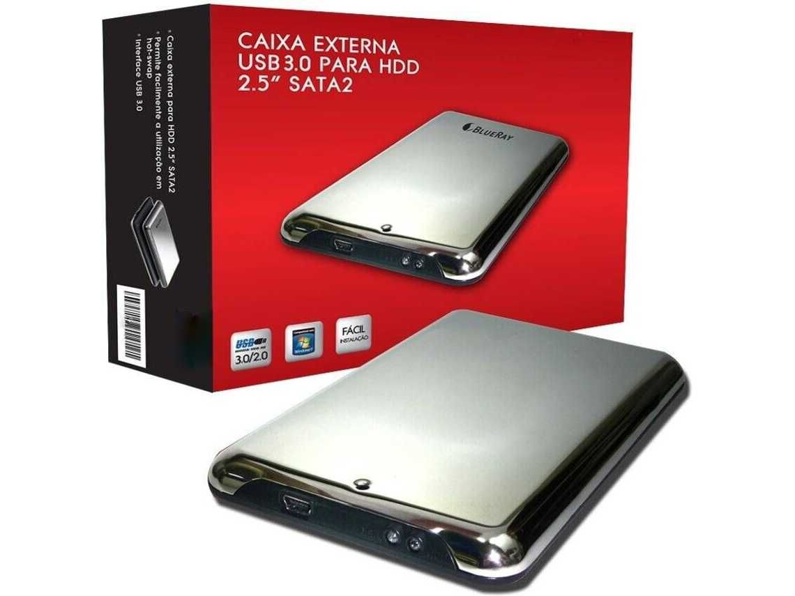 Caixa disco externa 2.5 para hdd ou ssd sata