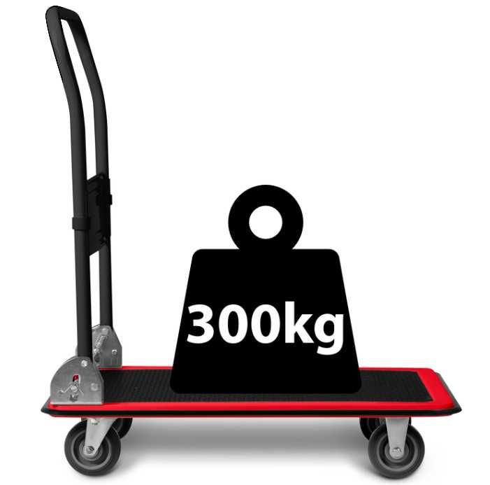 NOWY Wózek Transportowy Platformowy Składany Towarowy Magazynowy 300KG