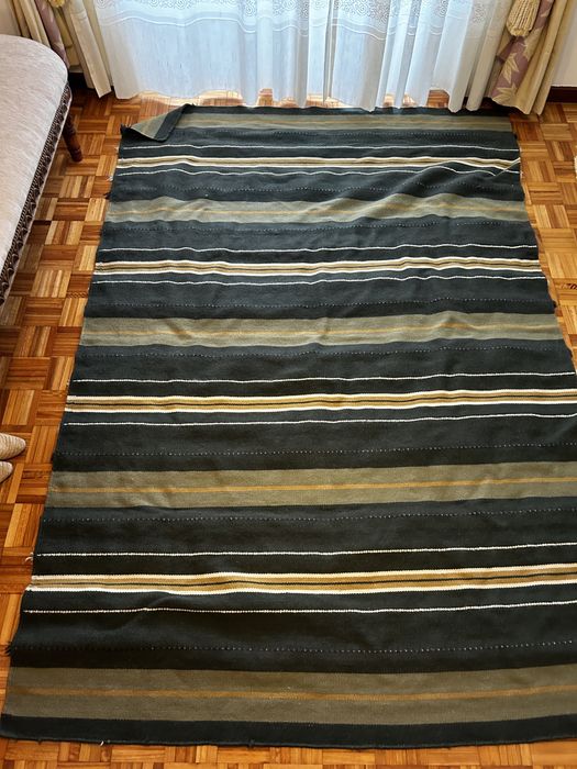 Tapete de lã e algodão