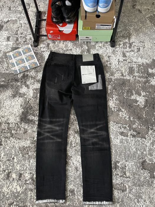Джинси Purple Brand slim-fit black