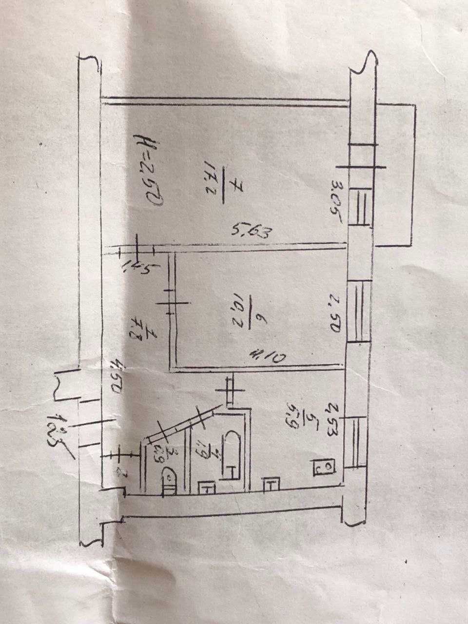 Продам 2х ком квартиру с раздел комн.Проспект Гагарина. Державинская.