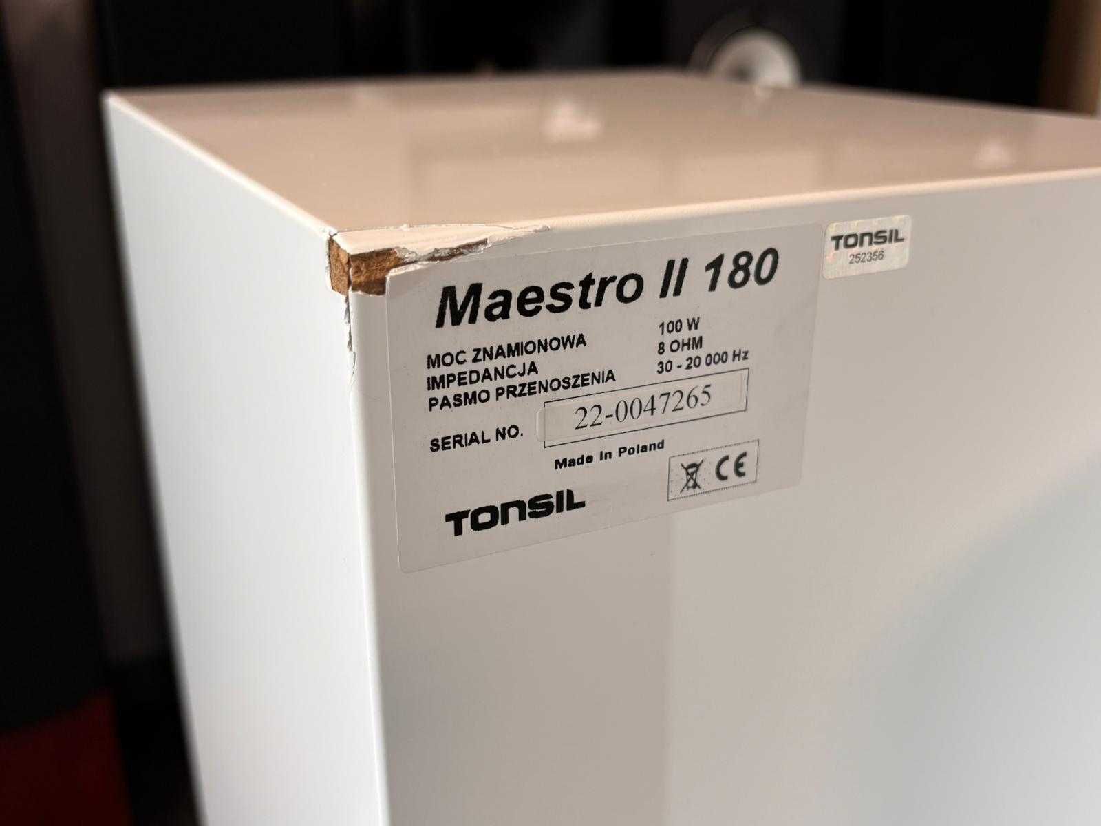 Tonsil Maestro II 180 Kolumny podłogowe biały połysk OUTLET