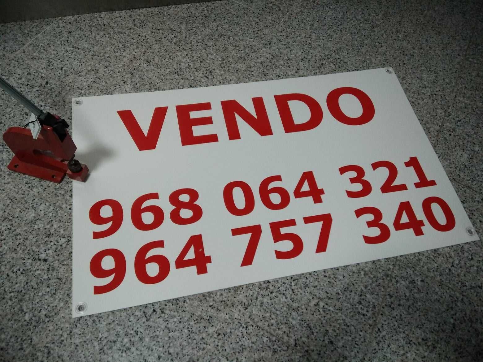 Placa Vende-se para imobiliárias ou particulares