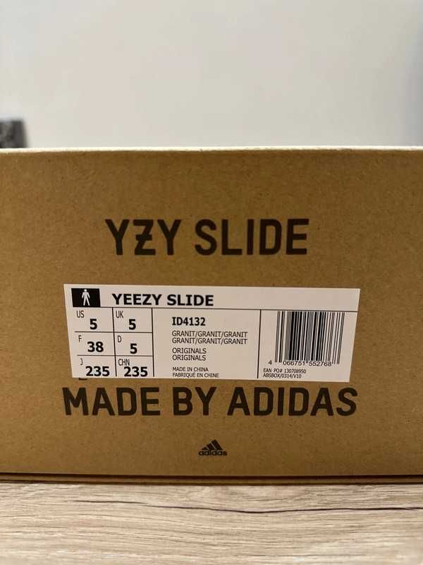 Adidas Yeezy Slide Granite r. 38 (US 5) DSWT