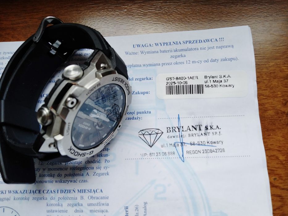 Casio G Shock GST-B400-1AER