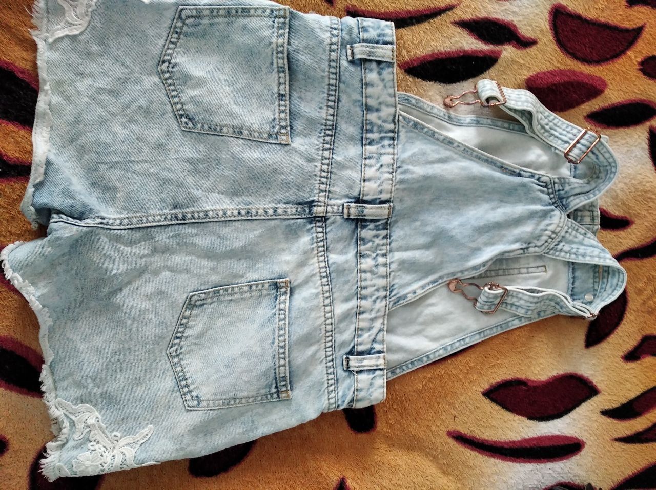Дитячий комбінезон джинси шорти