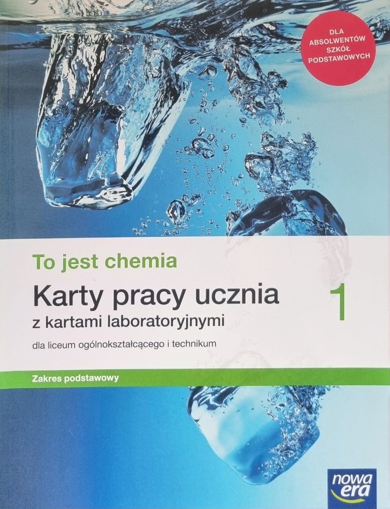 Karty pracy "To jest chemia 1"