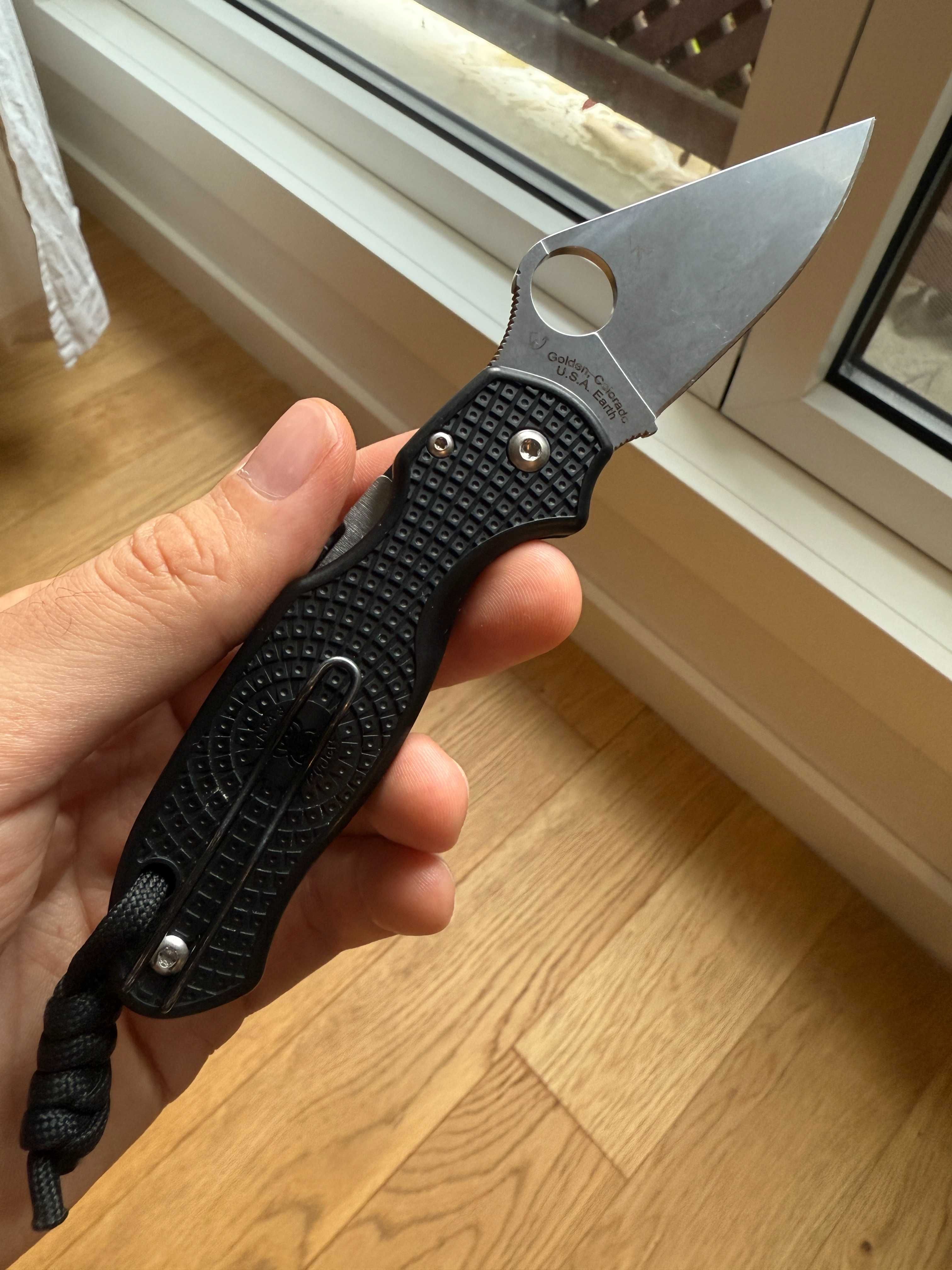Knife Spyderco Para 3 Lightweight CTS-BD1N steel pre-owned