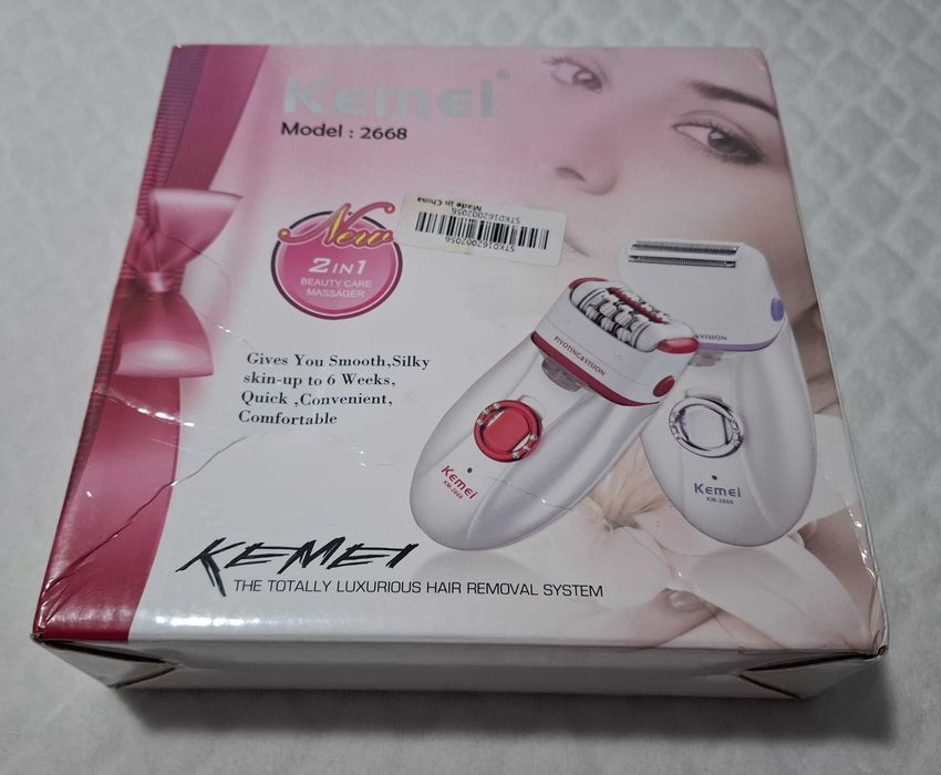 Depilator damski, maszynka do golenia, golarka, bezprzewodowy, 2w1