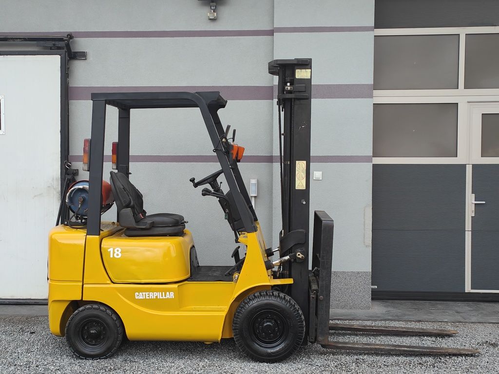 Wózek widłowy Caterpillar GP18K Lpg Udt do 01.2025 Przesuw Opony Pompo