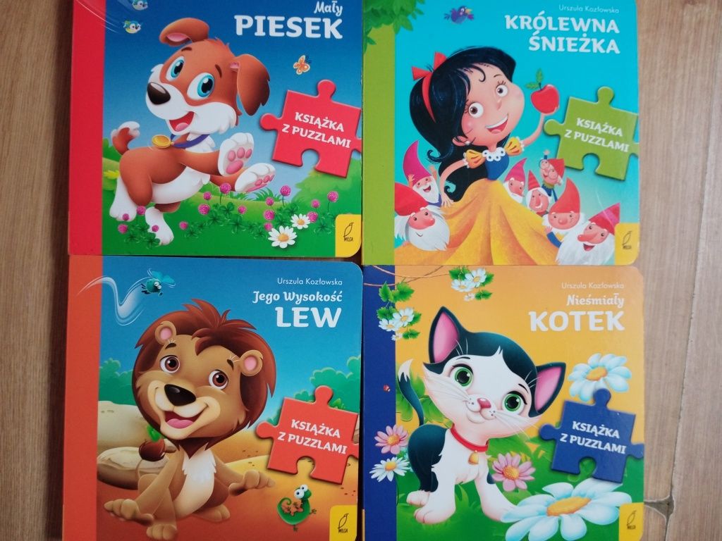 Książki dla dzieci z puzzlami
