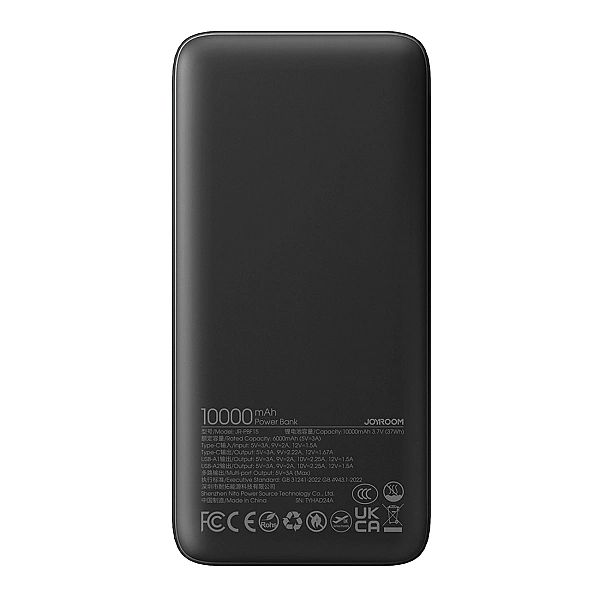 Powerbank Joyroom JR-PBF15/10000mAh USB-C USB-A 22.5W - czarny