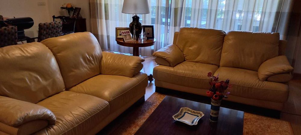 SOFÁS EM PELE ( 2 unidades ) - 125€ cada; em conjunto 200€